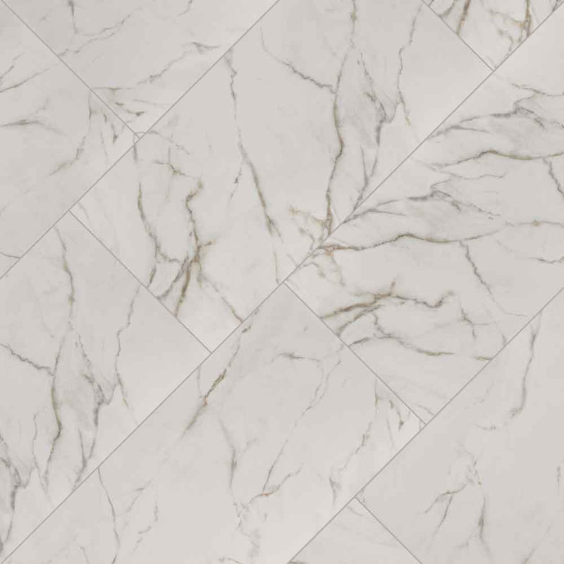 Kaya calacatta lucca 24x48 matte porcelain floor and wall tile NKAYCALLUC2448 product shot angle view