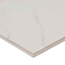 Kaya calcatta venato 12x24 polished porcelain floor and wall tile NKAYCALVEN1224P product shot profile view