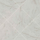 Kaya carrara bianco 24x24 matte porcelain floor and wall tile NKAYCARBIA2424 product shot angle view
