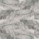 Kaya onda gray 24x48 polished porcelain floor and wall tile NKAYONDGRA2448P product shot wall view 2