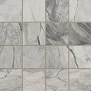 Kaya onda gray 3x3 matte porcelain NKAYONDGRA3X3 mosaic tile  msi collection product shot wall view