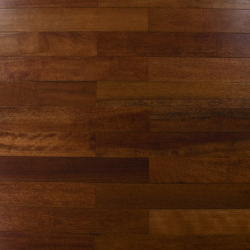 Solid Hardwood 3.25" Wide, 36" RL, 3/4" Thick Smooth Kempas Cokelat Floors - Mazzia Collection product shot tile view 2