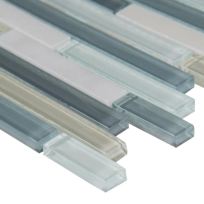 Keystone-blend-interlocking-12X12-glass-stone-mesh-mounted-mosaic-tile-THDW1-SH-KBI-8MM-product-shot-profile-view