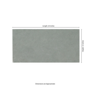 Caribbean Blue 12 in. x 24 in. Limestone Eased Edges Coping - MSI Collection product shot measurement view