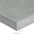 Caribbean Blue 12 in. x 24 in. Limestone Eased Edges Coping - MSI Collection product shot measurement view