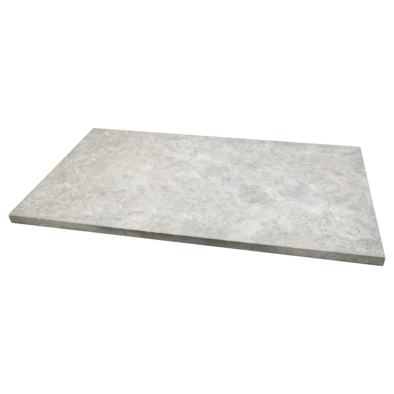 Lunar Silver 13"x24" Glazed Porcelain Pool Coping - MSI Collection product shot tile view 3