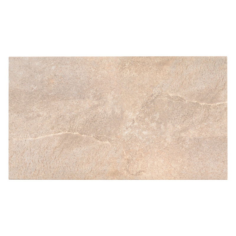 Arterra Quartz Beige 13"x24" Porcelain Pool Coping-Eased Edge - MSI Collection product shot tile view 3