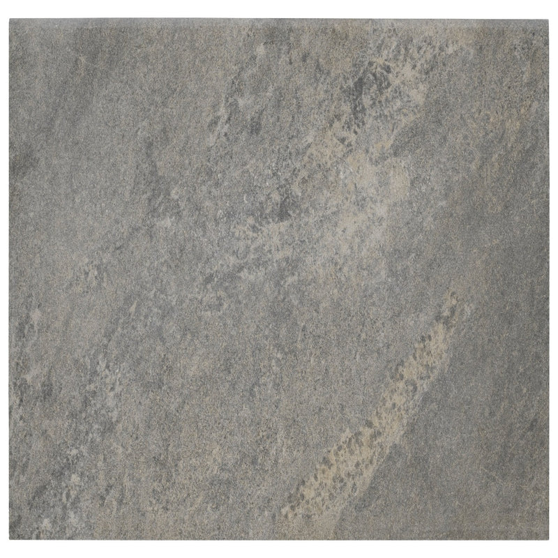 Arterra Quarzo Gray 13"x24" Porcelain Pool Coping-Eased Edge - MSI Collection product shot tile view