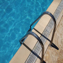 Arterra Tierra Beige 13"x24" Porcelain Pool Coping - MSI Collection outdoor pool view