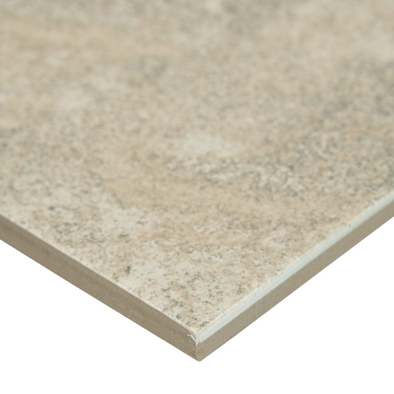 Legend grey 12x24 matte porcelain floor and wall tile NLEGGREY1224 product shot one tile profile view