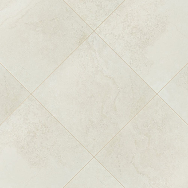 Legend White Porcelain Floor and Wall Tile 20"x20" Matte - MSI Collection