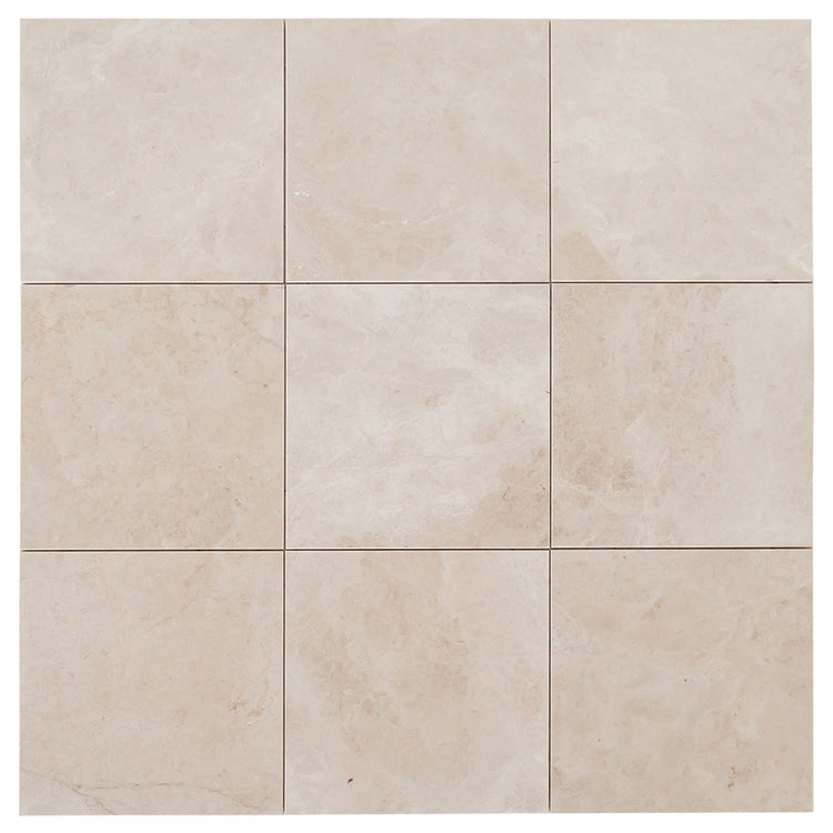 Light pearl premium 18x18 marble tiles polished 10108281 topview