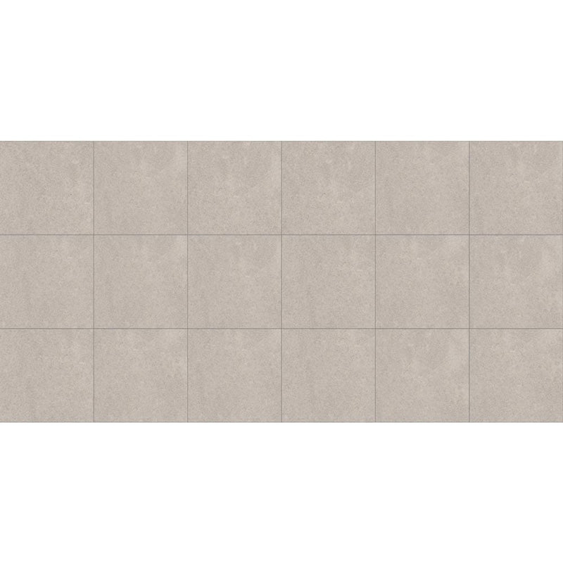 Luxe delorian grey honed porcelain floor and wall tile liberty us collection LUSIRH1212011 product shot multiple tiles top view