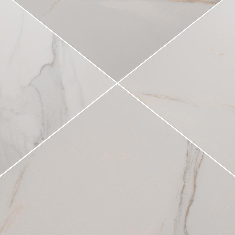 Adella White Porcelain Tile - MSI Surfaces