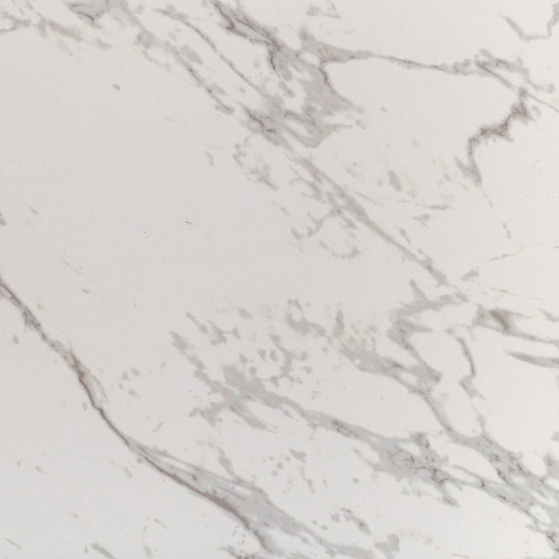 MSI Pietra Carrara 24x24 marble look glazed porcelain floor wall tile NCAR2424 product shot one tile top view