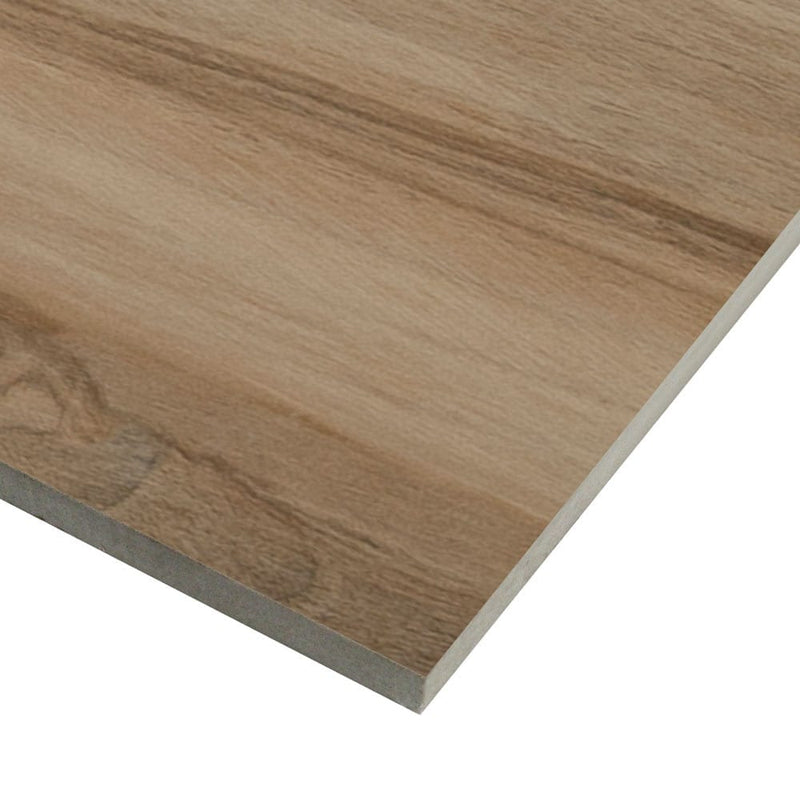 MSI Wood Collection aspenwood amber 9x48 NASPAMB9X48 glazed ceramic floor wall tile product shot one plank profile view