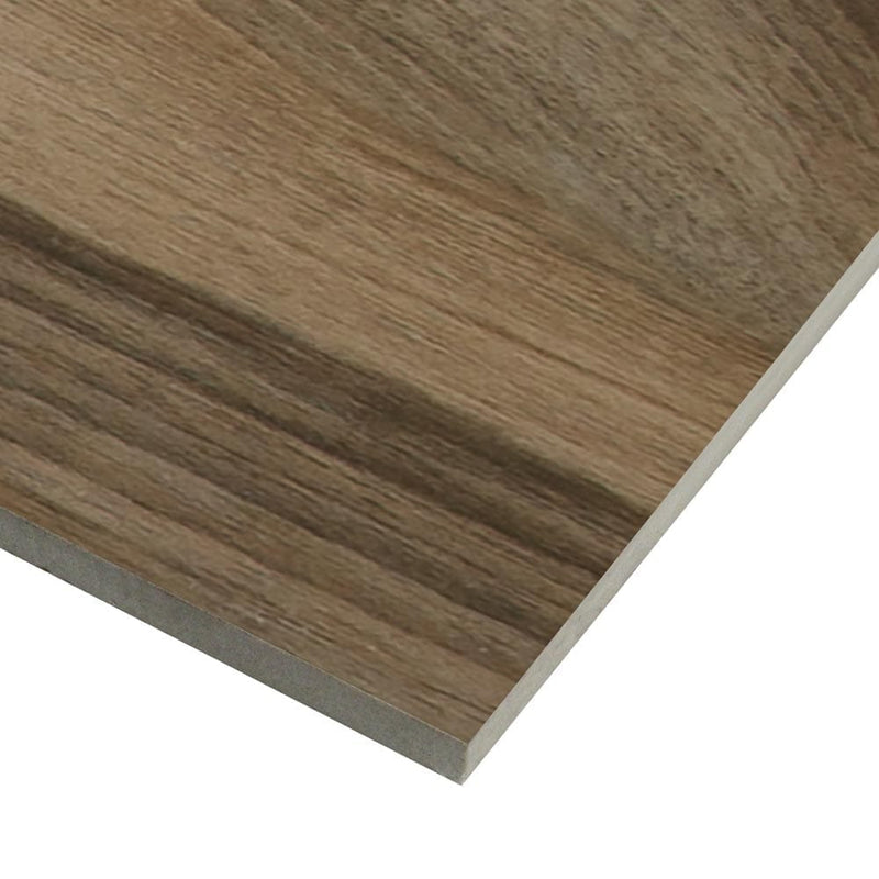 MSI Wood Collection aspenwood cafe 9x48 NASPCAF9X48 glazed ceramic floor wall tile product shot one plank profile view