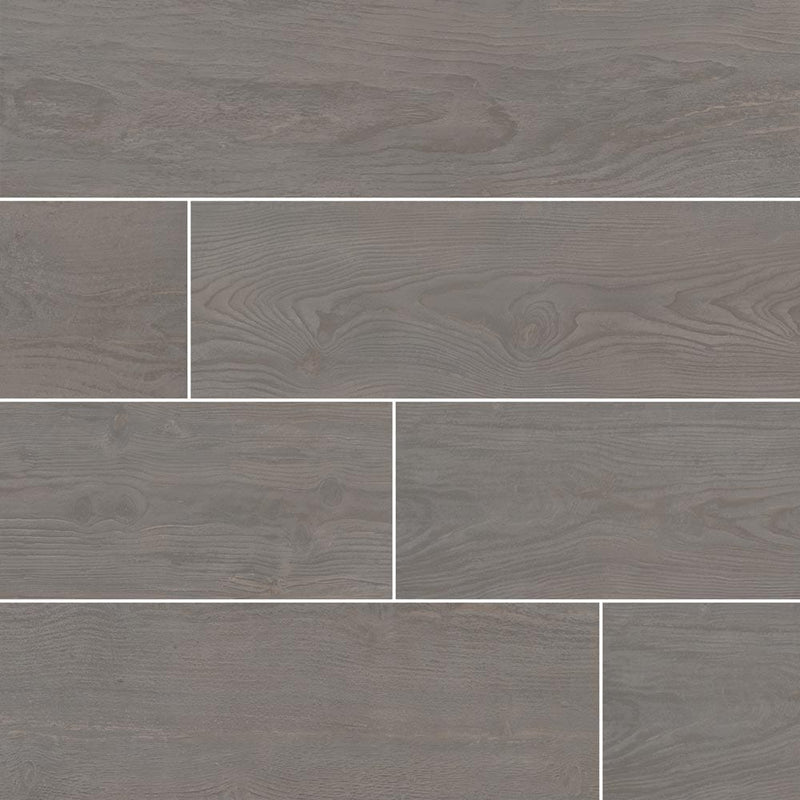 MSI Wood Collection caldera coala glazed NCALCOA8X47 porcelain floor wall tile 8x47 product shot multiple planks top view