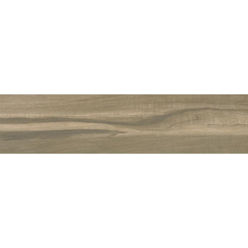MSI Wood Collection carolina timber saddle glazed ceramic floor wall tile product shot one plank top view