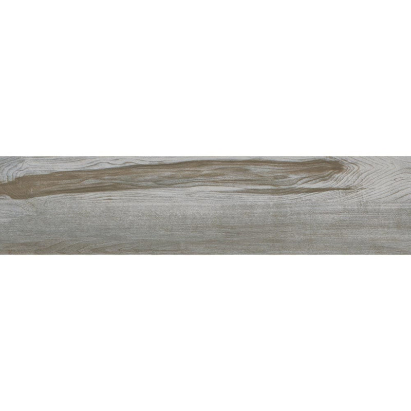 MSI Wood Collection carolina timber white glazed ceramic floor wall tile product shot one plank top view
