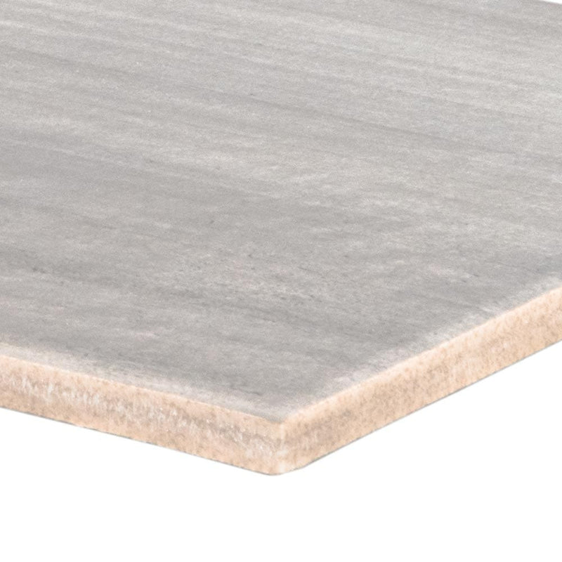 MSI Wood Collection havenwood platinum 8x36 glazed porcelain floor wall tile NHAVPLA8X36 product shot one plank profile view