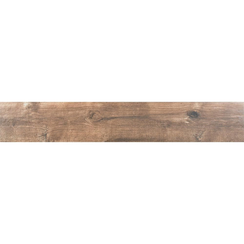 MSI Wood Collection palmetto cognac 6x36 porcelain floor wall tile product shot single plank NPALCOG6X36 top view