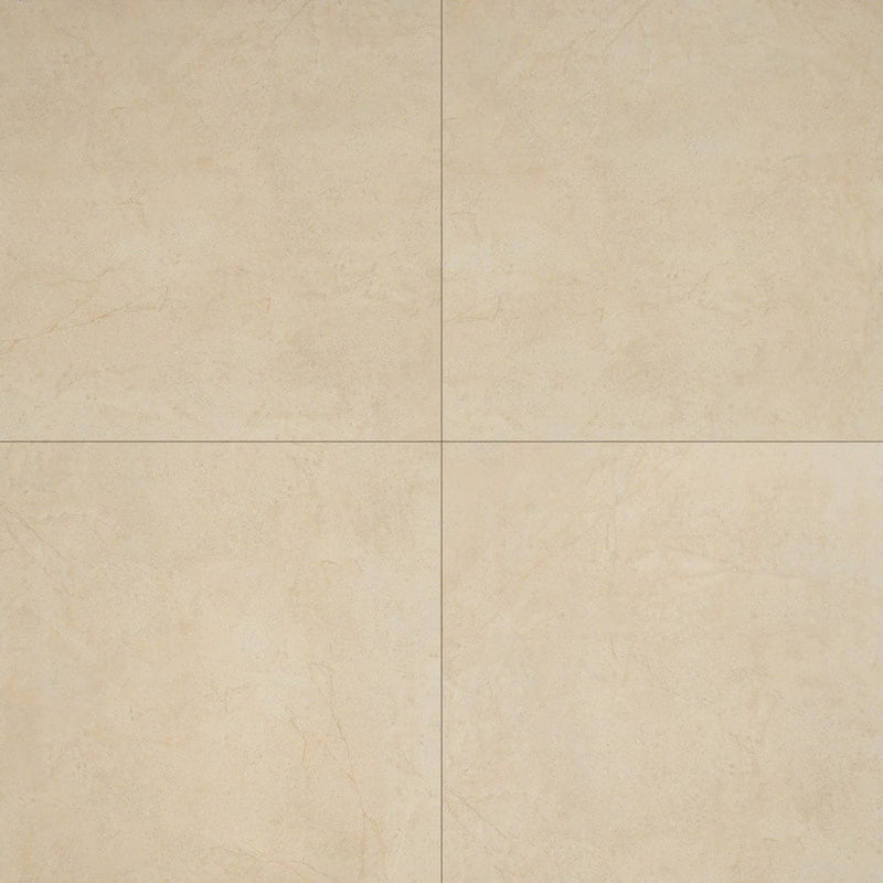 MSI aria cremita 24x24 polished porcelain floor wall tile NARICRE2424P product shot multiple tiles top view