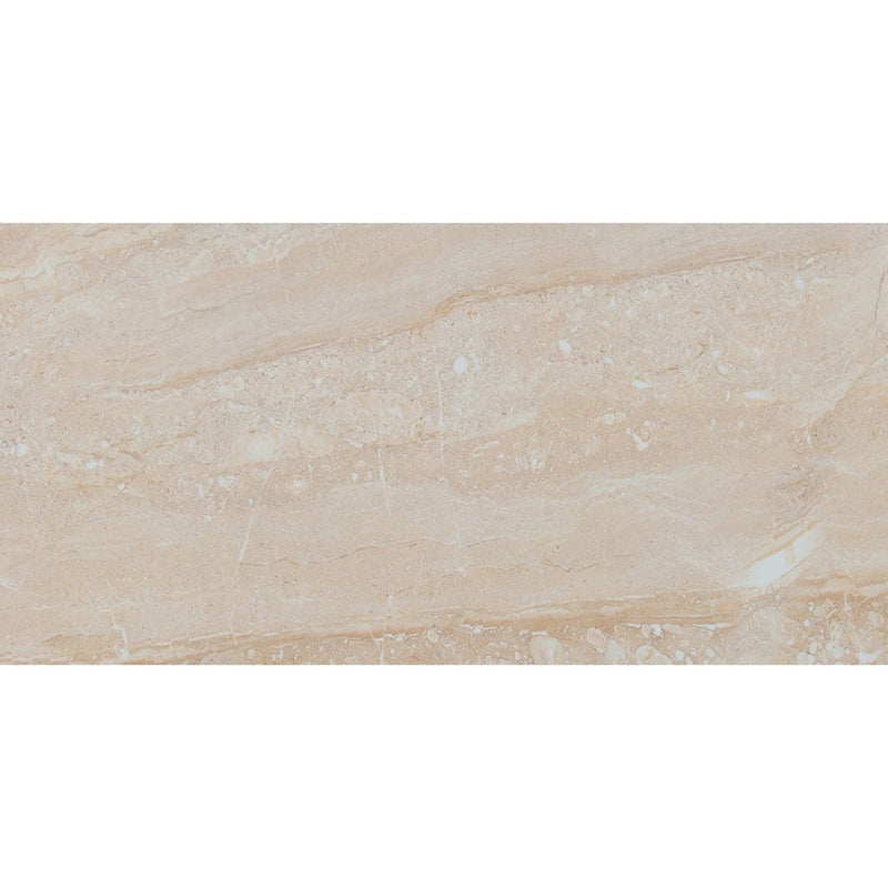 MSI aria oro 12x24 polished porcelain floor wall tile NARIORO1224P product shot one tiles top view