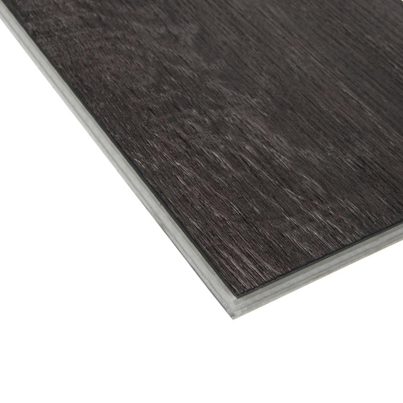 MSI everlife andover dakworth rigid core luxury vinyl plank flooring VTRDAKWOR7X48-5MM-20MIL one plank profile view