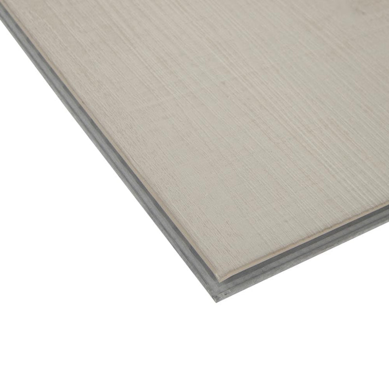 MSI everlife andover whitby white rigid core luxury vinyl plank flooring VTRWHIWHI7X48-5MM-20MIL one plank profile view