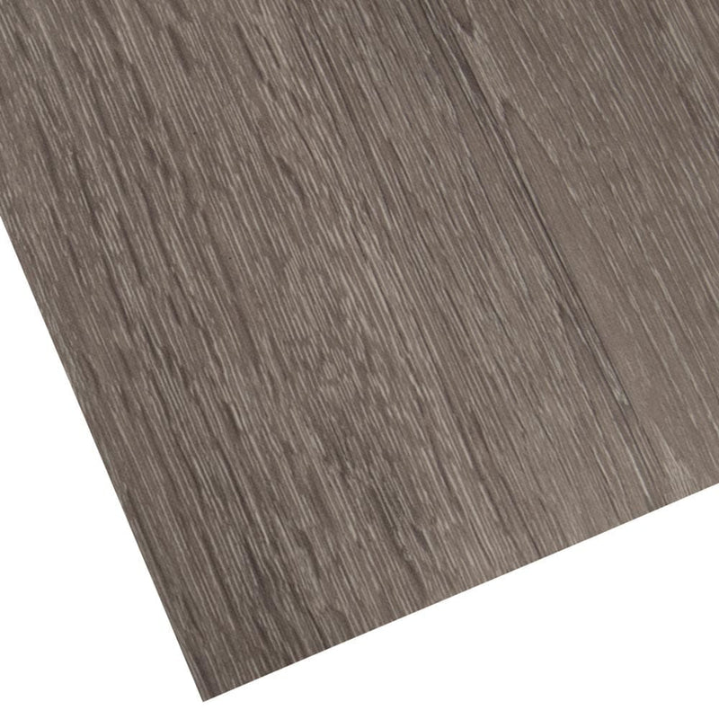 MSI vinyl flooring glue down 6x48 VTGCHAOAK6X48-2MM-12MIL glenridge charcoal oak LVT product shot one plank profile view