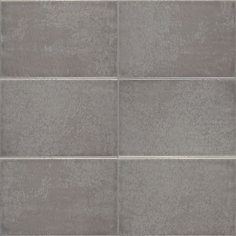 Maiolica Grigio 4″x12″ Polished Wall Tile–Liberty US LUSIRG754986 product shot profile view