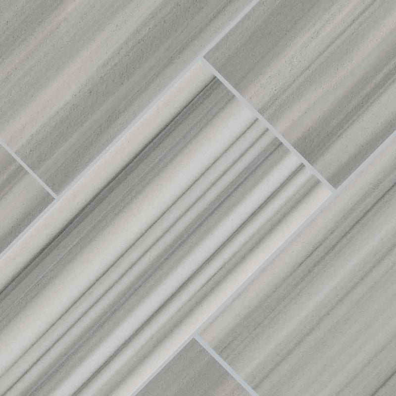 Marmara 12 in x 24 in white polished marble floor and wall tile TTMARMAWHT1224P product shot angle view