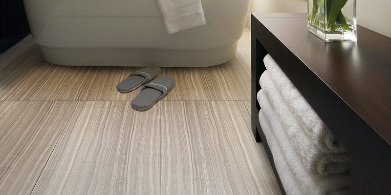 Matx taupe blend honed porcelain floor and wall tile liberty us collection LUSIRG1224136 product shot bathroom room view