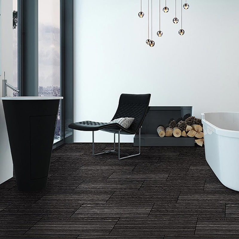 Matx universe honed porcelain floor and wall tile 12"X24" liberty us collection LUSIRG1224137 product shot room view