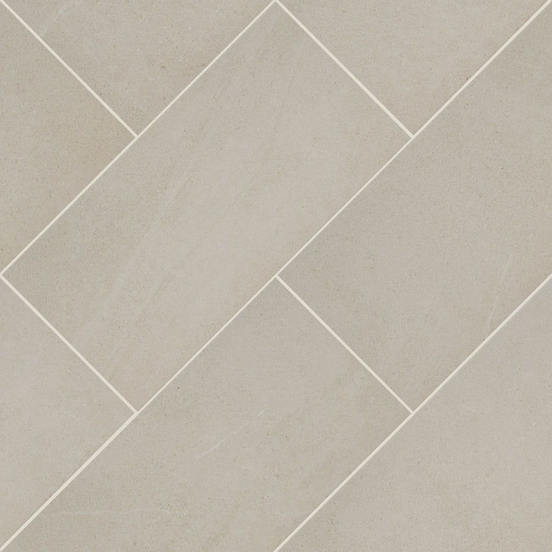 Maven ivory 24x48 matte  porcelain floor and wall tile  msi collection NMAVIVO2448 product shot angle view
