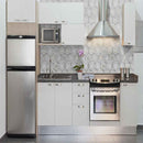 Medici silver pattern 10.83x12.44 stone metal blend mesh mounted mosaic tile SMOT-SMTL-MEDSIL8MM product shot kitchen view