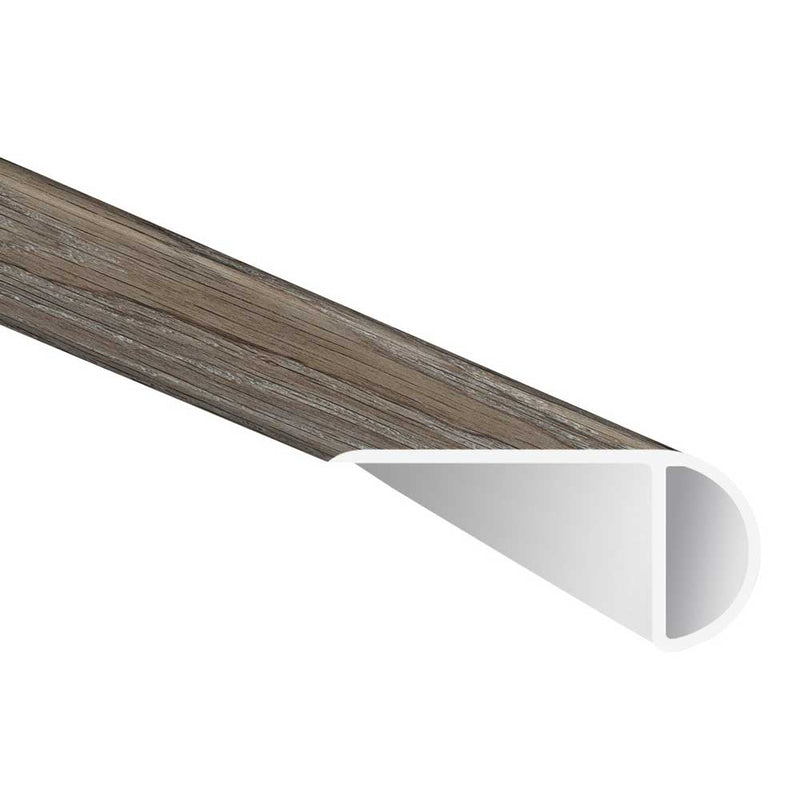 Midnight maple 34 thick x 1 34 wide x 94 length luxury vinyl stair nose molding VTTMIDMAP-OSN product shot profile view