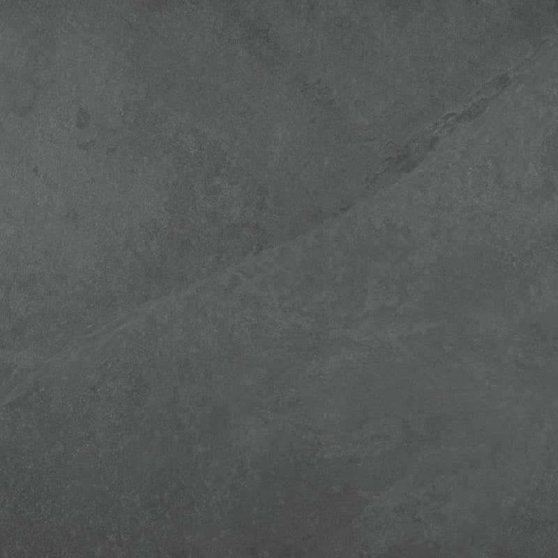 Montauk black 24"x24" glazed porcelain floor and wall tile LPAVNMONBLA2424 product shot floor view 9