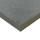 Montauk black 24"x24" glazed porcelain floor and wall tile LPAVNMONBLA2424 product shot profile view