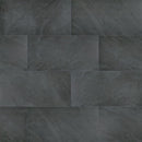 Montauk black 24"x48" matte porcelain paver floor tile LPAVNMONBLA2448 product shot closeup view
