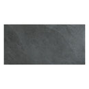 Montauk black 24"x48" matte porcelain paver floor tile LPAVNMONBLA2448 product shot floor view 5