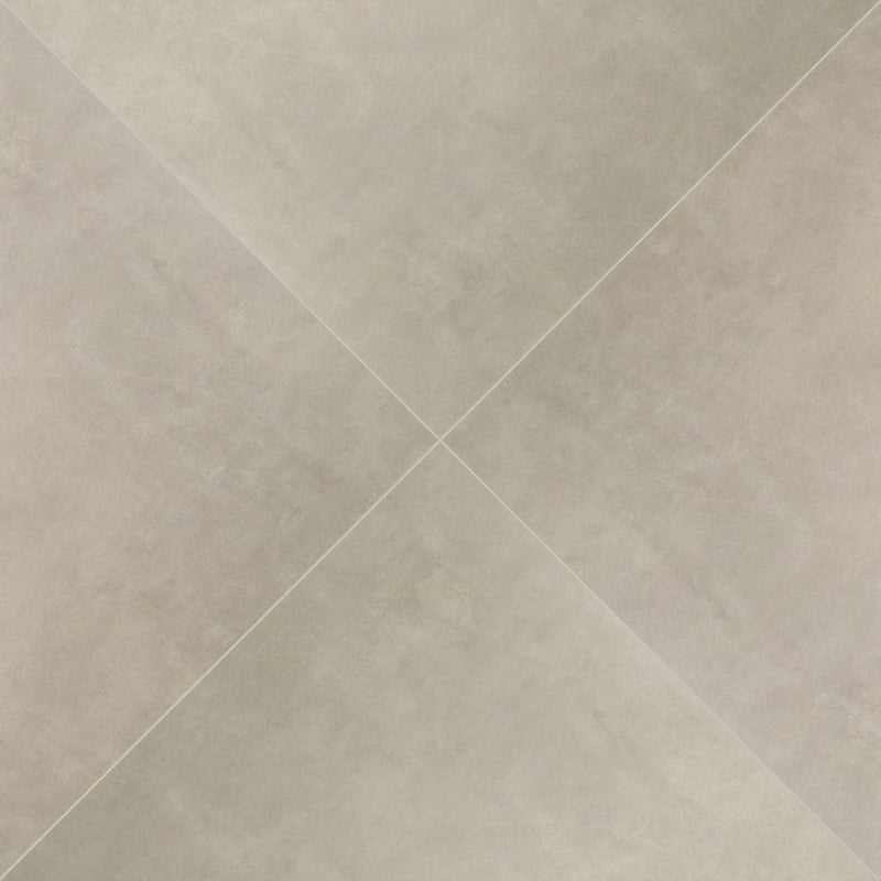 Monza cemento 35x35 polished porcelain floor and wall tile NMONCEM3535P product shot multiple tiles top view