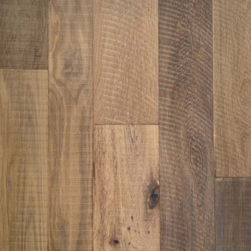 Multi-Layer Engineered Wood Random Width 1/2" Thick French White Oak Brushed Courtyard - Legend Collection
