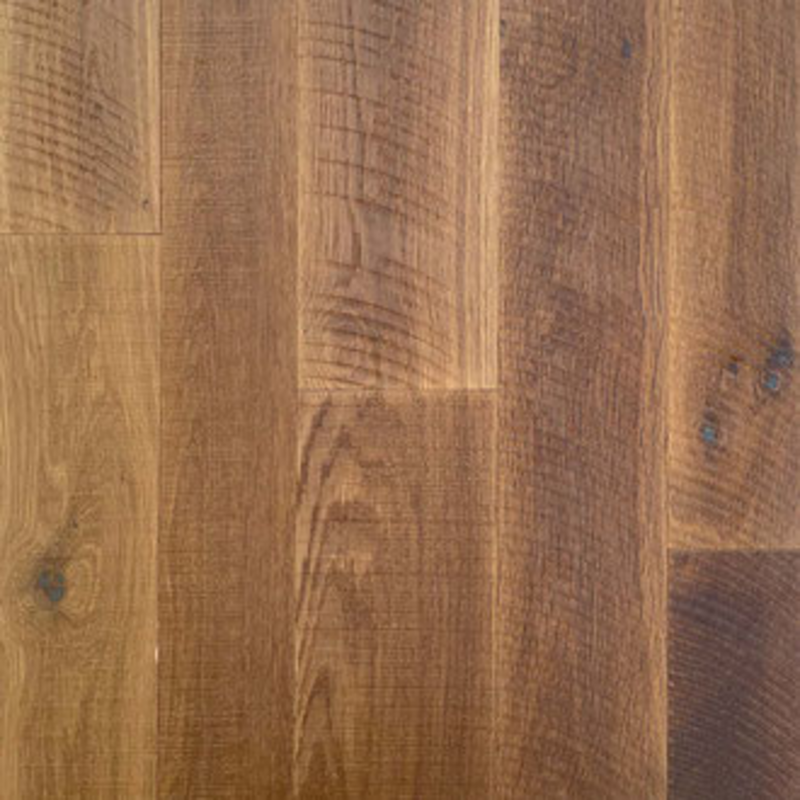Multi-Layer Engineered Wood Random Width 1/2" Thick French White Oak Brushed Edgewood - Legend Collection