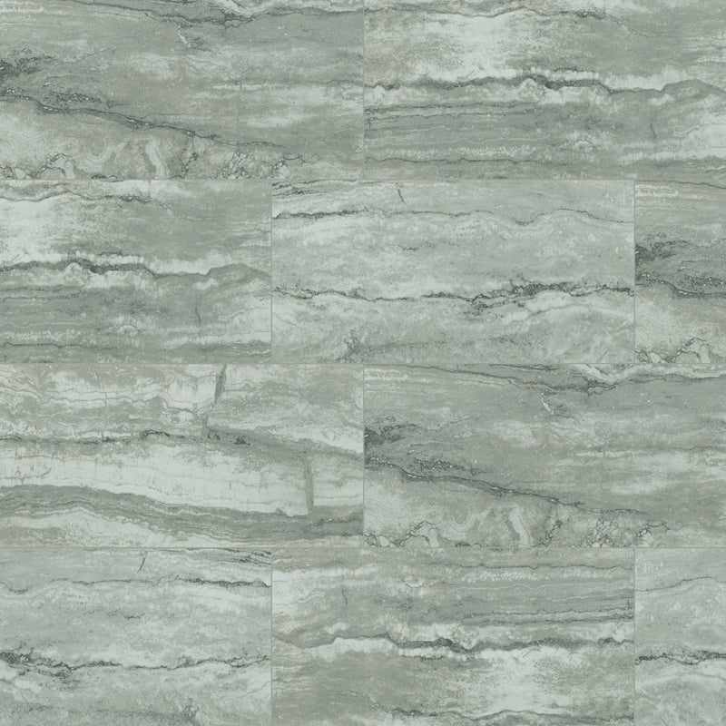 Bernini Carbone 12"x24" Polished Porcelain Floor and Wall Tile product shot wall view