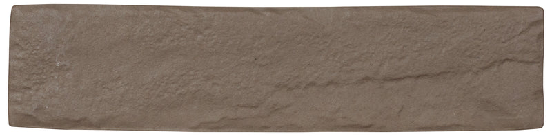Capella putty brick 2.13x10 matte porcelain floor and wall tile NCAPPUTBRI2X10 product shot wall view