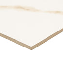 Eden calacatta 24 in x 48 in matte NEDECAL2448 porcelain floor and wall tile product shot profile view