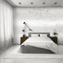 Eden calacatta 24 in x 48 in matte NEDECAL2448 porcelain floor and wall tile room shot bedroom view