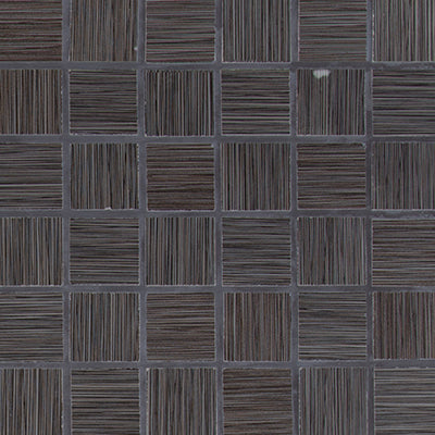 Focus Graphite 12"x12" Matte Porcelain Mesh-Mounted Mosaic Tile product shot angle view 2